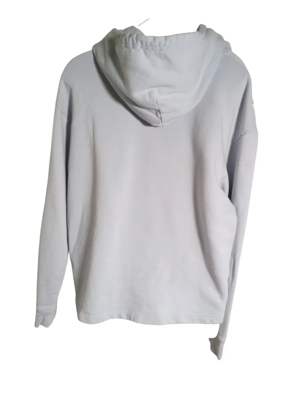 Tory Sport Periwinkle Blue Chevron Cotton Cropped Boxy Pullover Hoodie Sz L